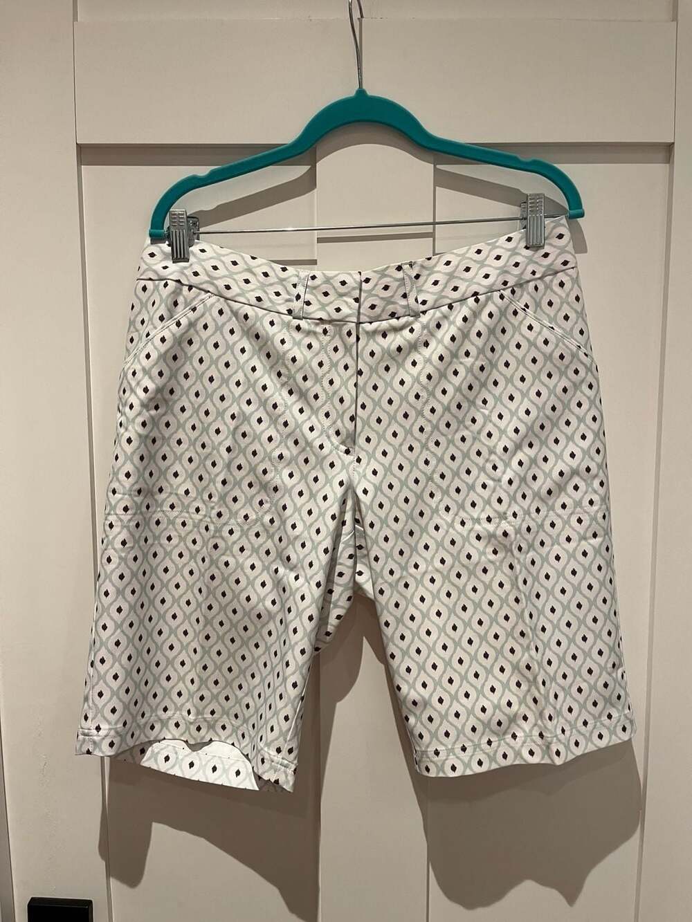 Peter Millar Women's Geometric Print Wicking Performance Golf Shorts